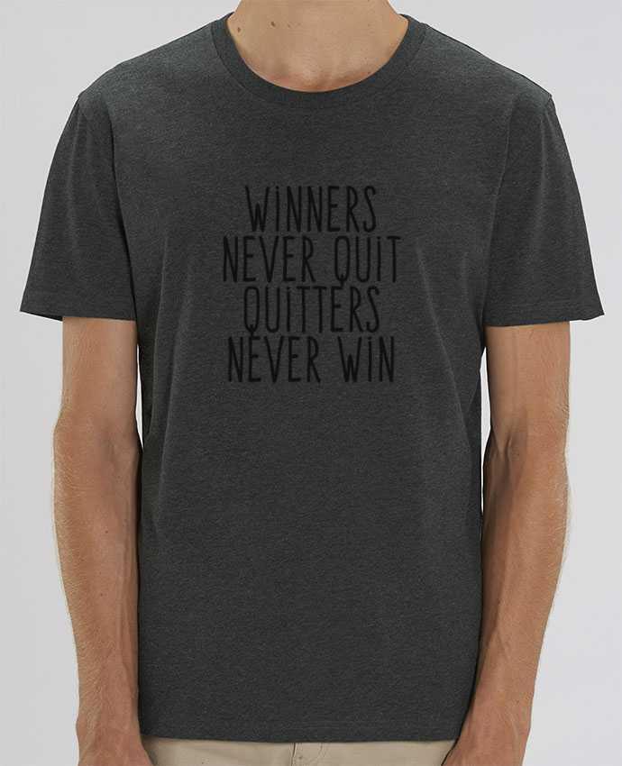 T-Shirt Winners never quit Quitters never win par justsayin