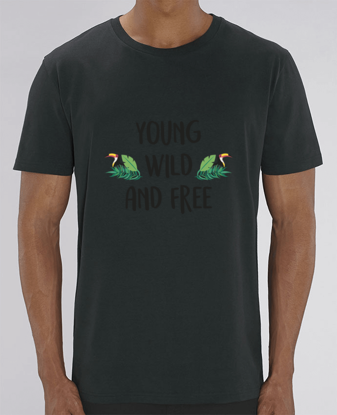 T-Shirt Young, Wild and Free por IDÉ'IN