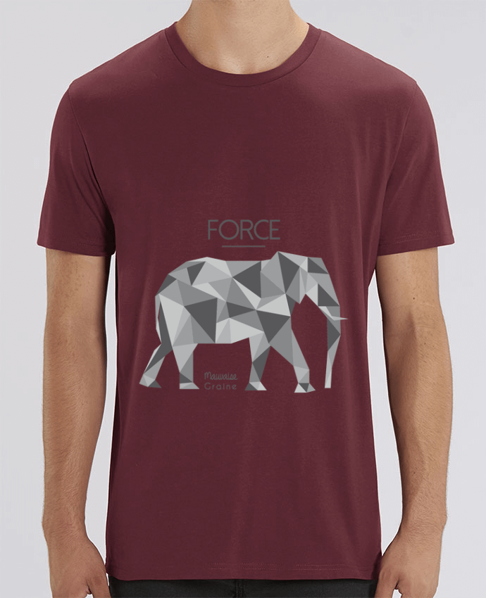 T-Shirt Force elephant origami by Mauvaise Graine