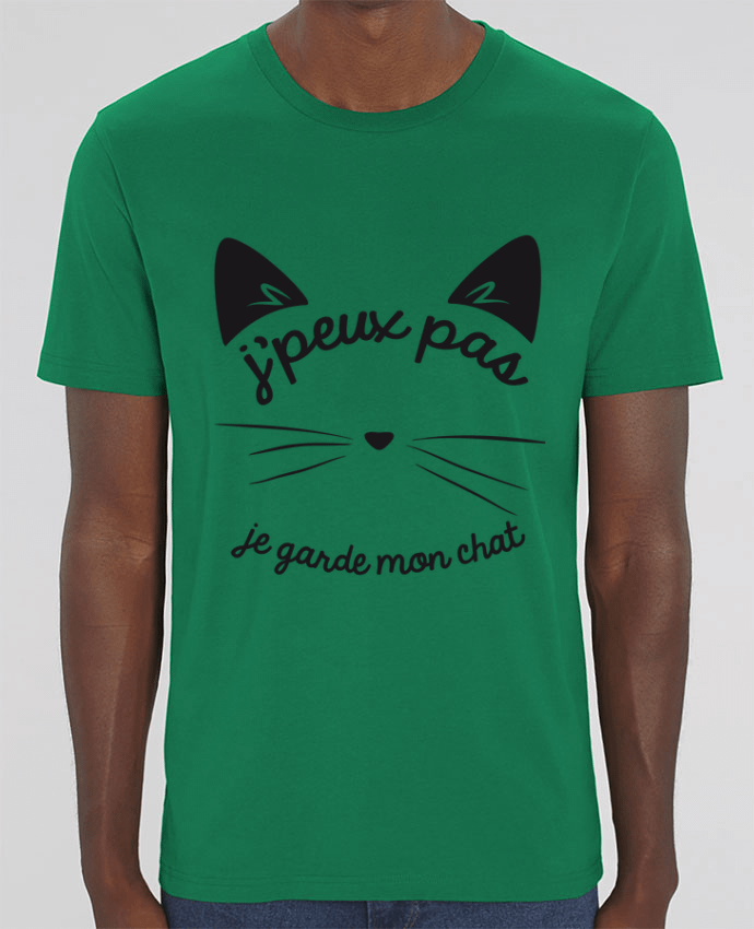 T-Shirt Je peux pas je garde mon chat por FRENCHUP-MAYO