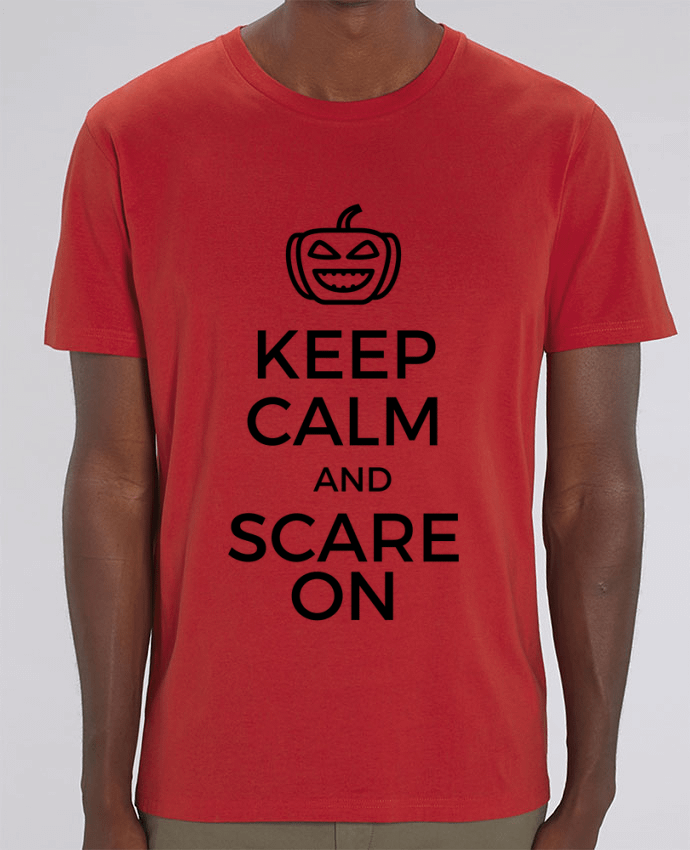 T-Shirt Keep Calm and Scare on Pumpkin par tunetoo