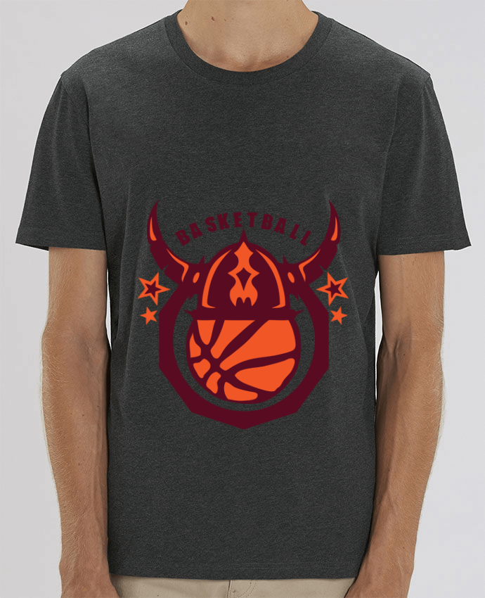 T-Shirt basketball casque viking logo sport club by Achille