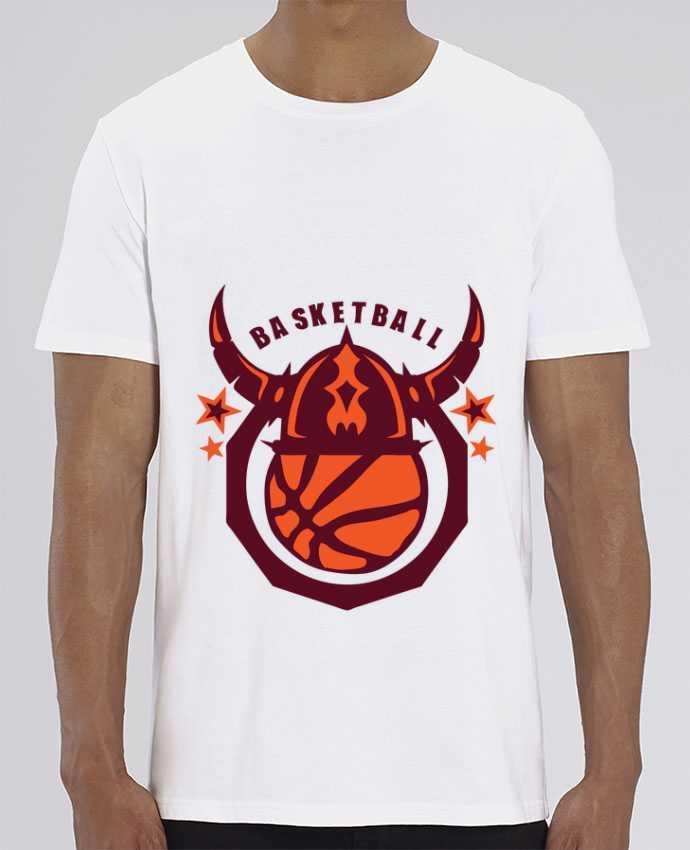 T-Shirt basketball casque viking logo sport club par Achille