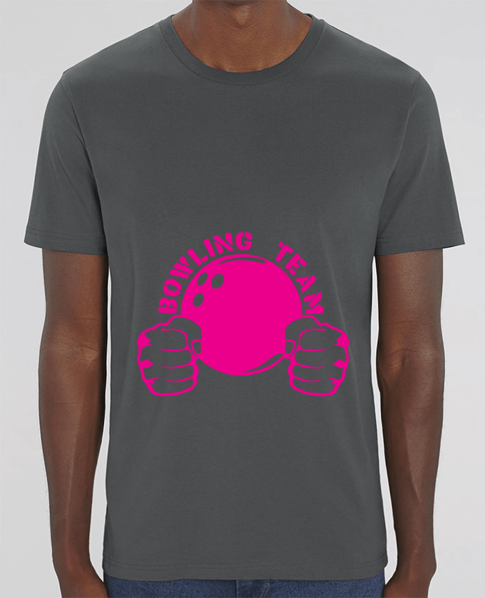 T-Shirt bowling team poing fermer logo club by Achille