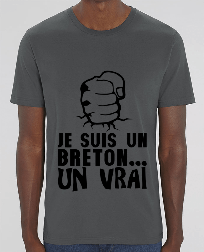 T-Shirt breton vrai veritable citation humour by Achille