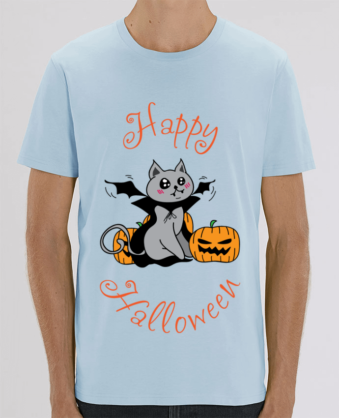 T-Shirt Cut Cat Halloween - Chat vampire par 