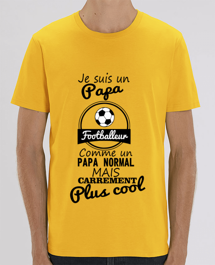 T-Shirt Je suis un papa footballeur comme un papa normal mais carrément plus cool by Benichan