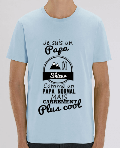 T-Shirt Je suis un papa skieur comme un papa normal mais carrément plus cool par Benichan