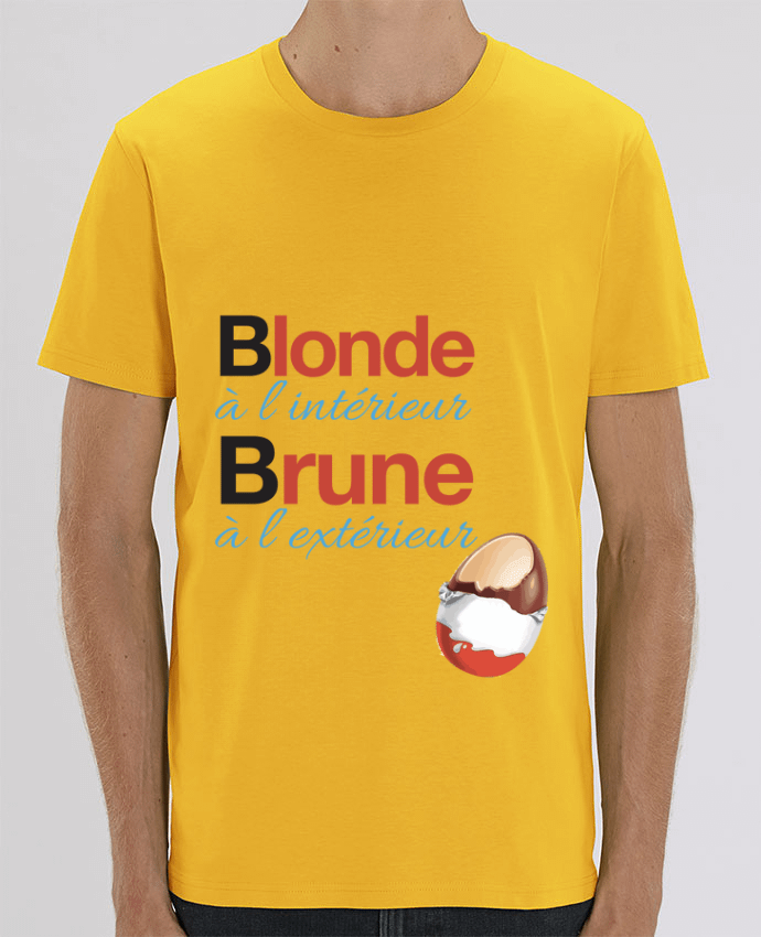 T-Shirt Blonde à l'intérieur / Brune à l'extérieur par Monidentitevisuelle