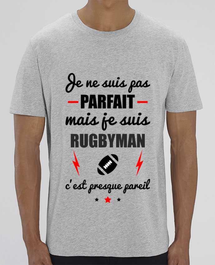 T-Shirt Je ne suis pas byfait mais je suis rugbyman c'est presque byeil by Benichan