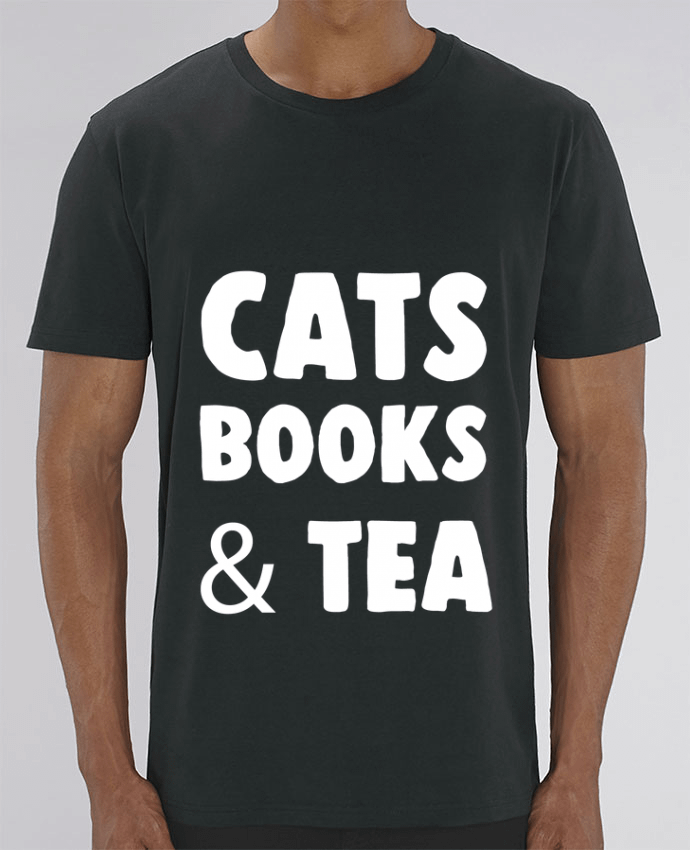 T-Shirt Cats, books & tea by Bichette