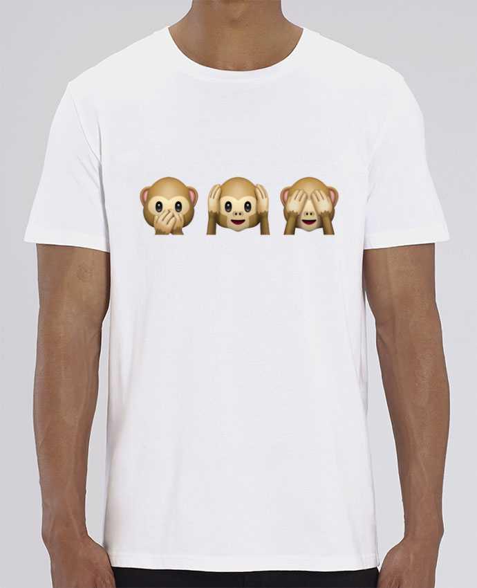 T-Shirt Three monkeys por Bichette