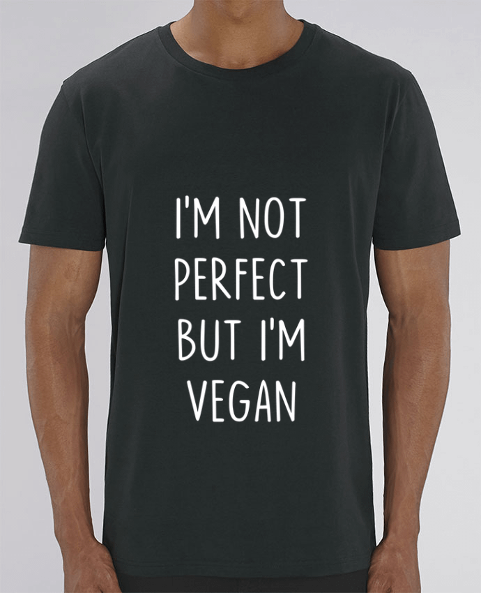 T-Shirt I'm not perfect but I'm vegan por Bichette