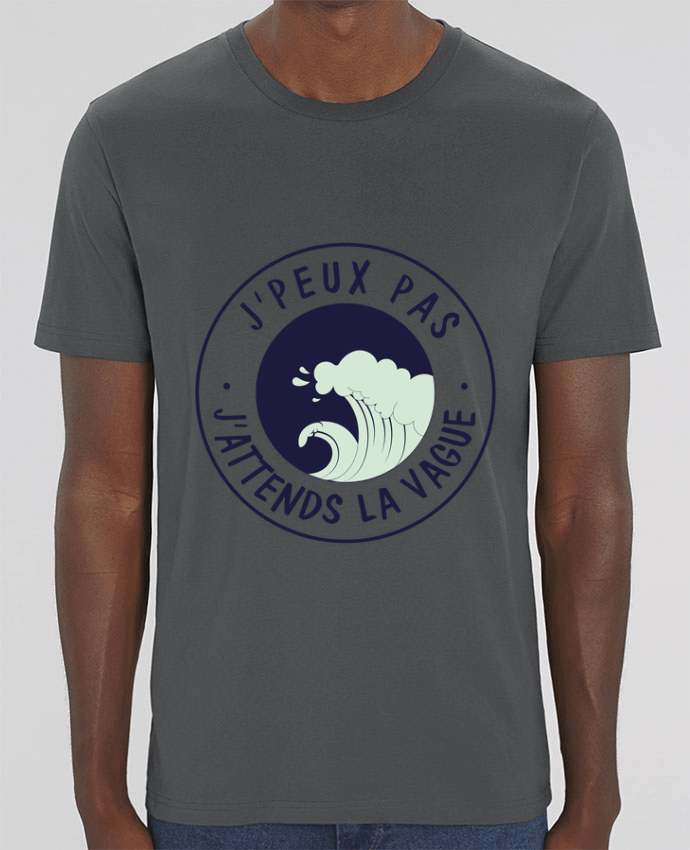 T-Shirt Je peux pas j'attends la vague by FRENCHUP-MAYO