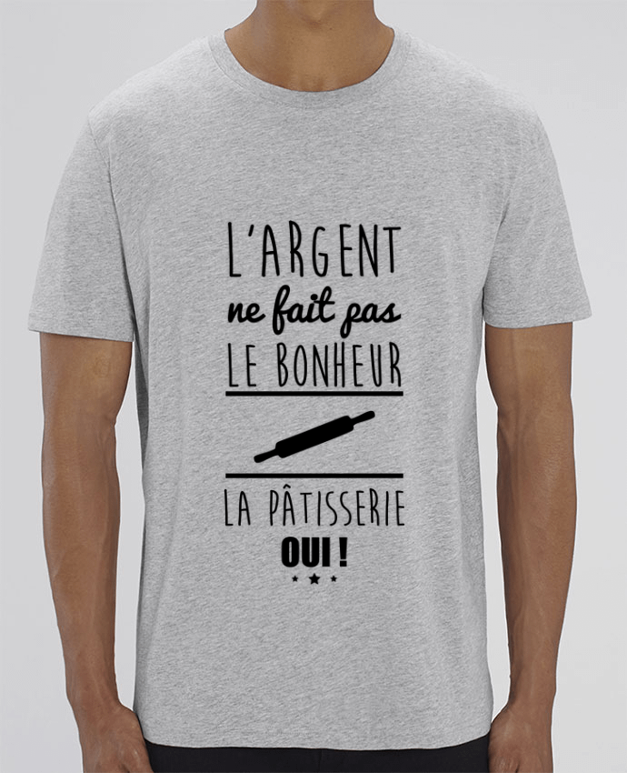 T-Shirt L'argent ne fait pas le bonheur la pâtisserie oui ! por Benichan