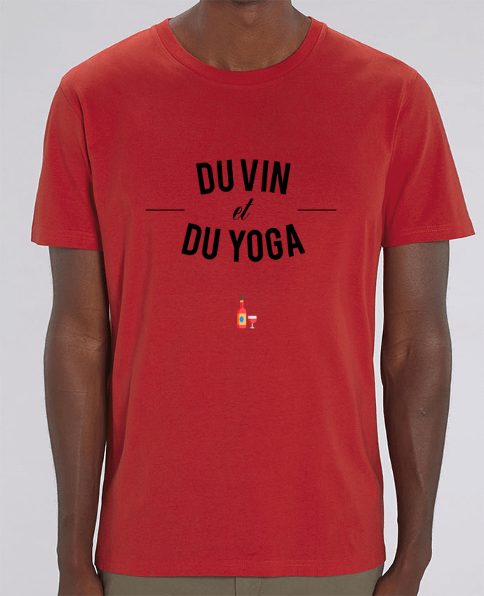 T-Shirt Du Vin et du Yoga por tunetoo