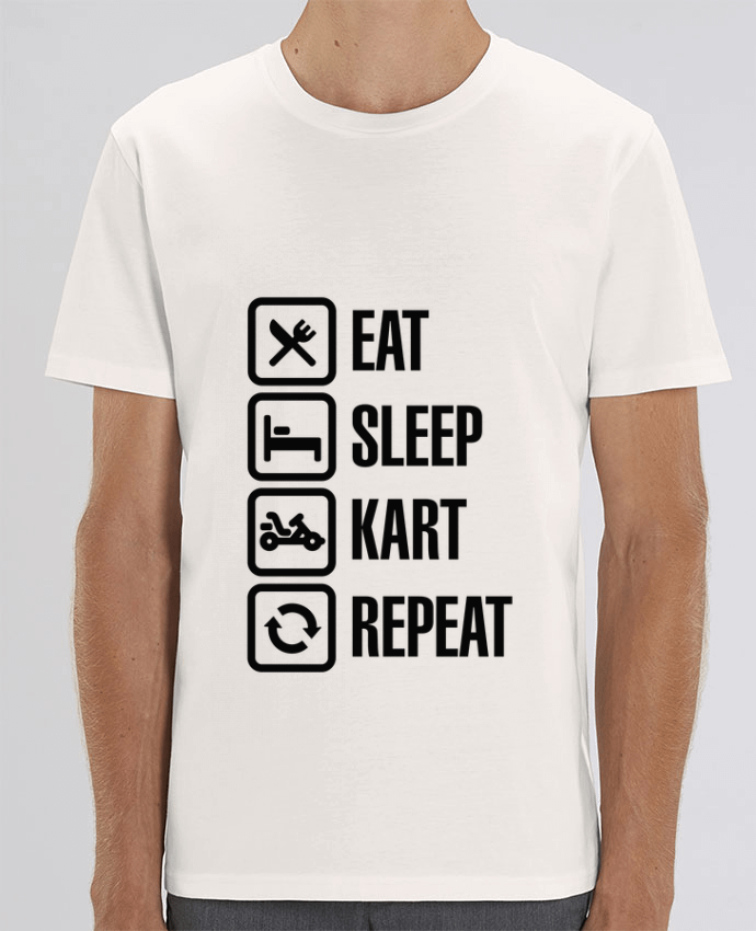 T-Shirt Eat, sleep, kart, repeat par LaundryFactory