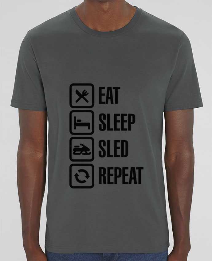 T-Shirt Eat, sleep, sled, repeat par LaundryFactory