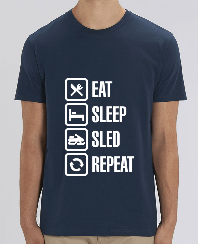 T-Shirt Eat, sleep, sled, repeat por LaundryFactory