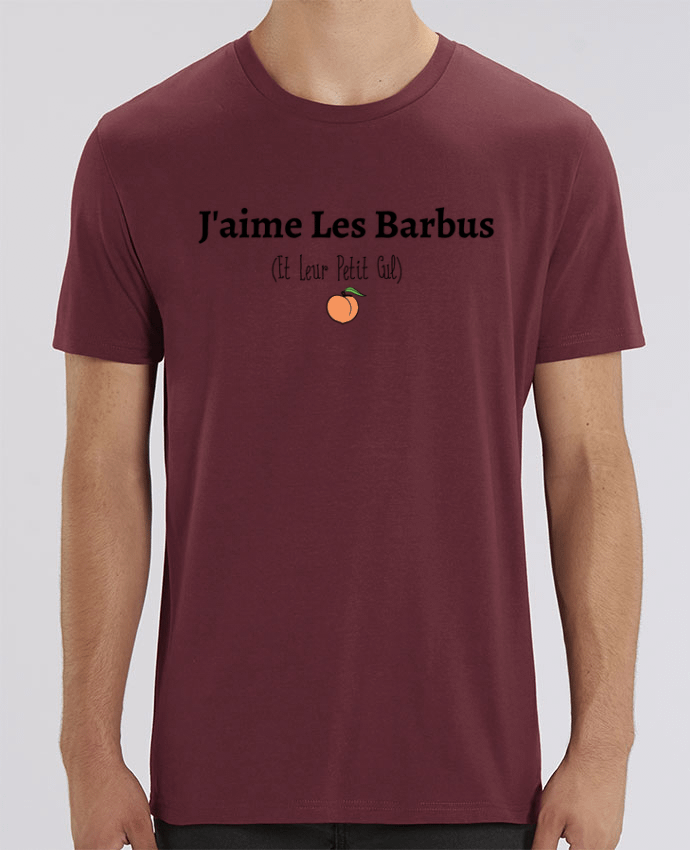 T-Shirt J'aime les barbus et leur petit cul por tunetoo