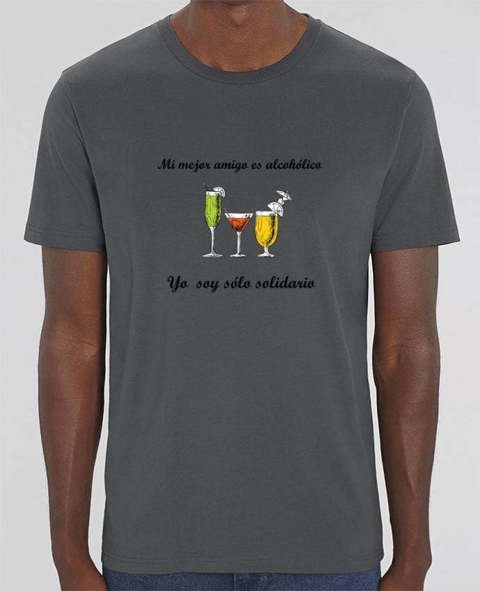 T-Shirt Mi mejor amigo es alcohólico, yo soy sólo solidario by tunetoo