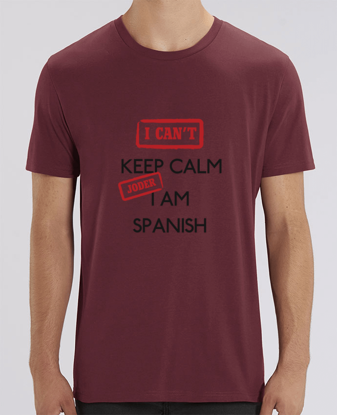 T-Shirt I can't keep calm jorder I am spanish par tunetoo