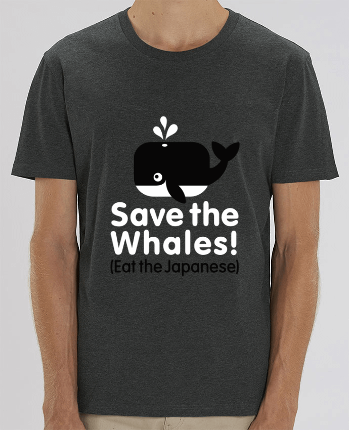 T-Shirt SAVE THE WHALES EAT THE JAPANESE por LaundryFactory