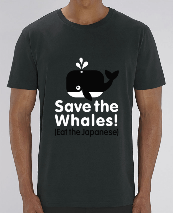 T-Shirt SAVE THE WHALES EAT THE JAPANESE by LaundryFactory