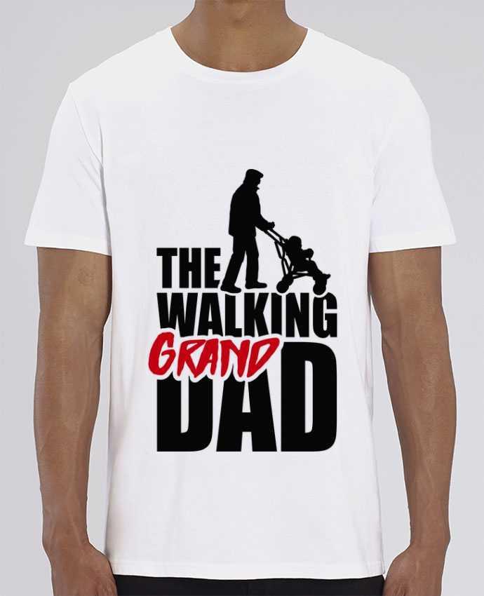 T-Shirt WALKING GRAND DAD Black por LaundryFactory