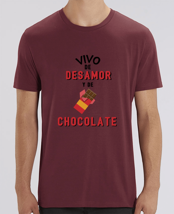 T-Shirt Vivo de desamor y de chocolate por tunetoo