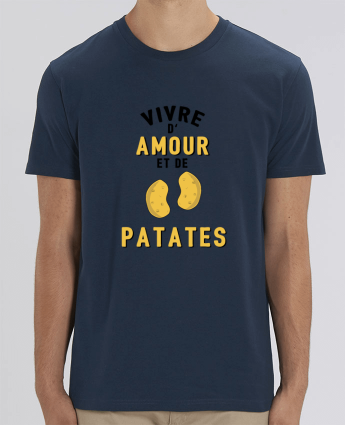 T-Shirt Vivre d'amour et de patates por tunetoo