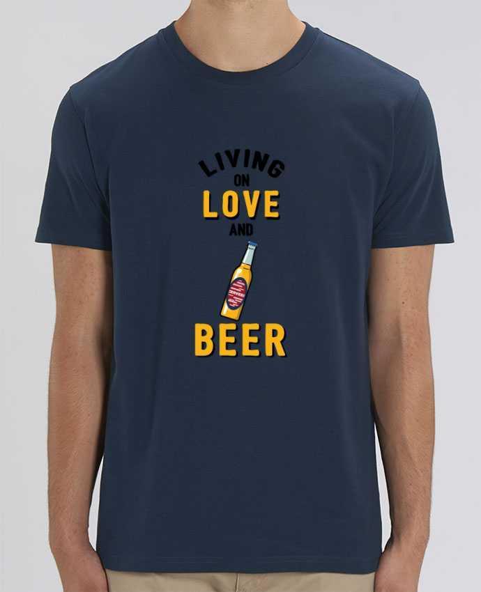 T-Shirt Living on love and beer by tunetoo