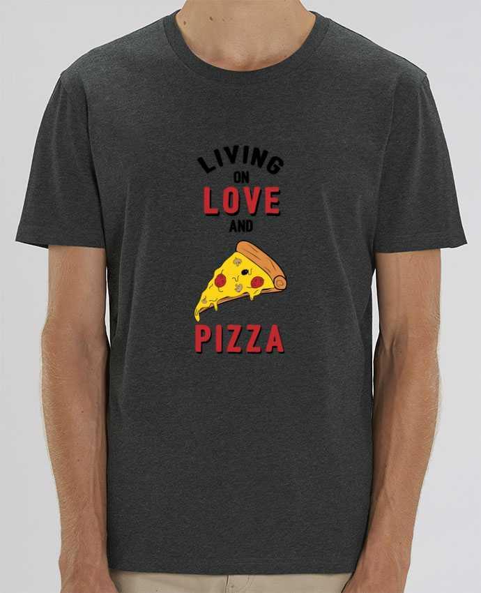 T-Shirt Living on love and pizza por tunetoo