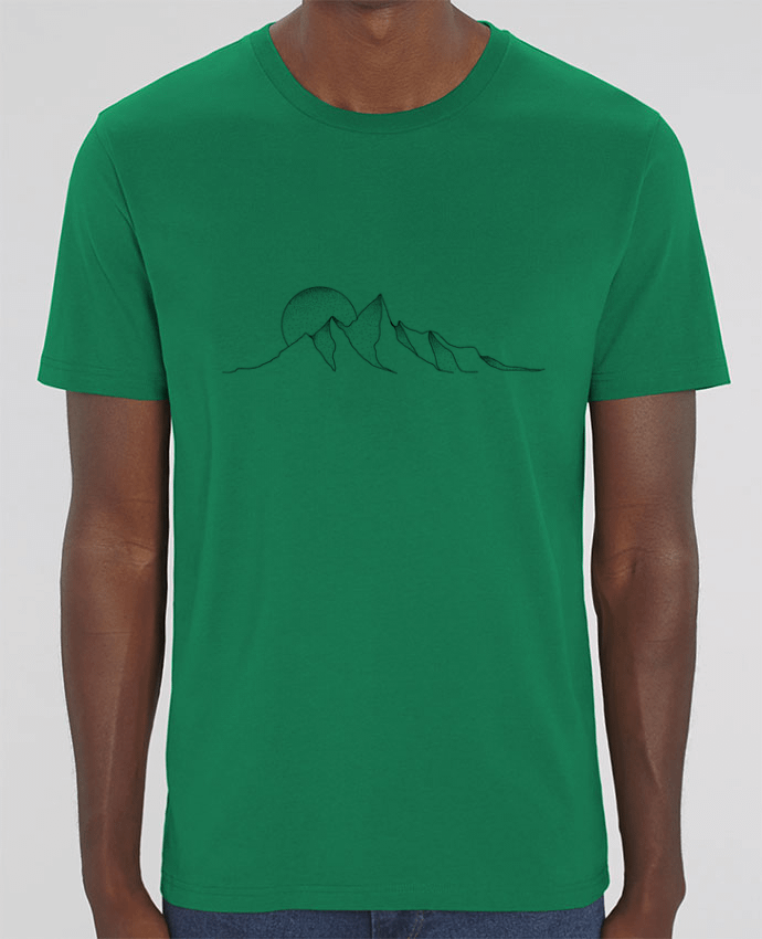 T-Shirt mountain draw by /wait-design