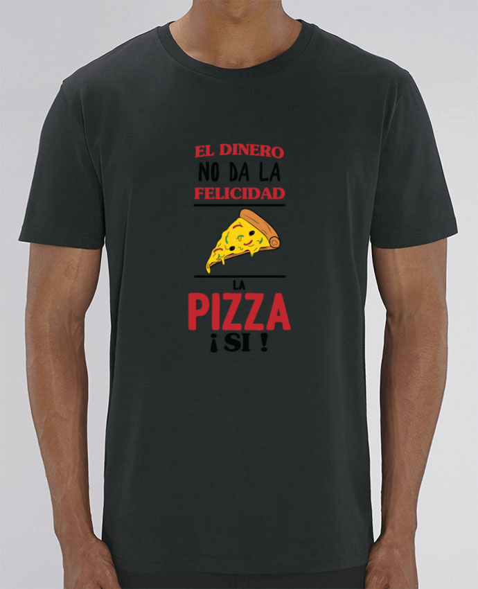 T-Shirt El dinero no da la felicidad, la pizza si ! por tunetoo