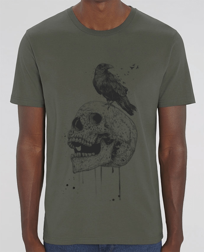 T-Shirt New skull (bw) by Balàzs Solti