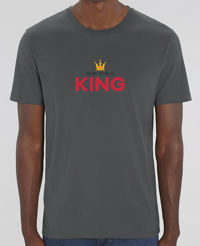 T-Shirt Born to be a king por tunetoo