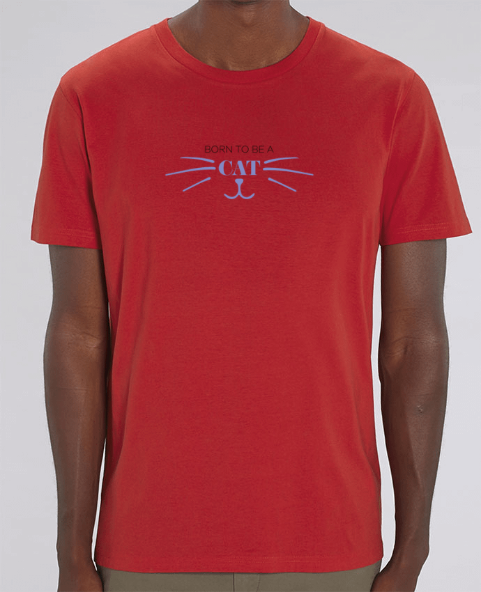 T-Shirt Born to be a cat par tunetoo