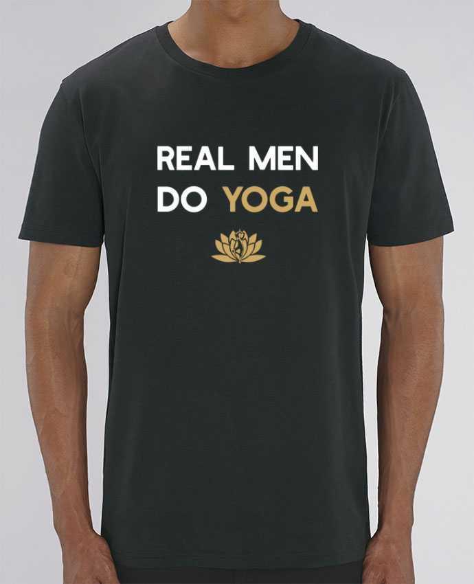 T-Shirt Real men do yoga por Original t-shirt