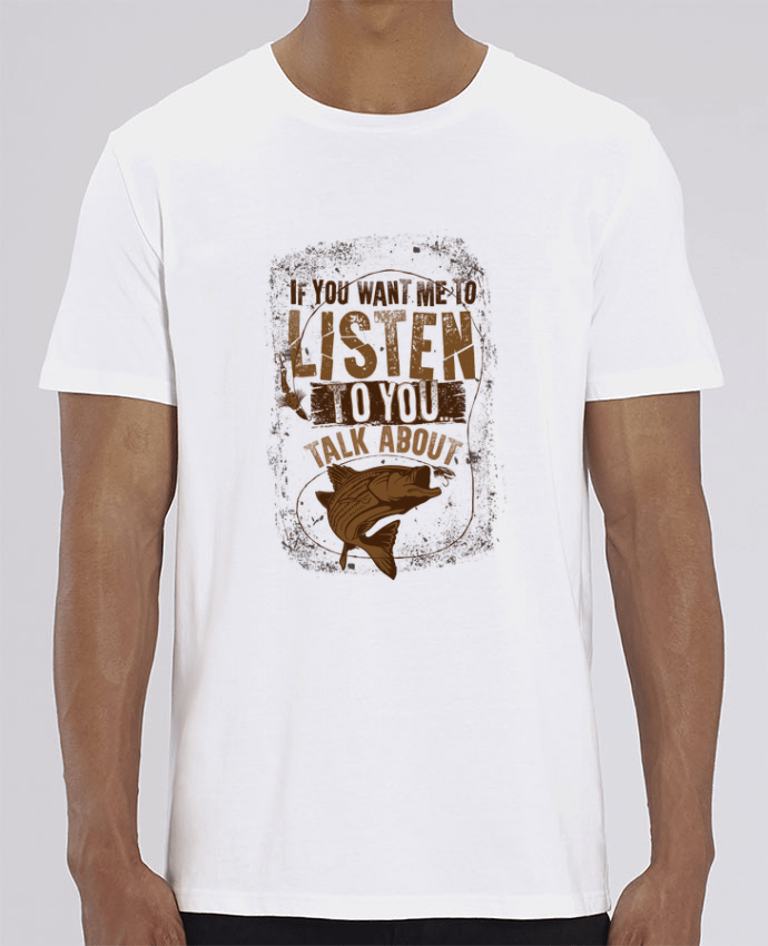 T-Shirt Talk about fishing por Original t-shirt