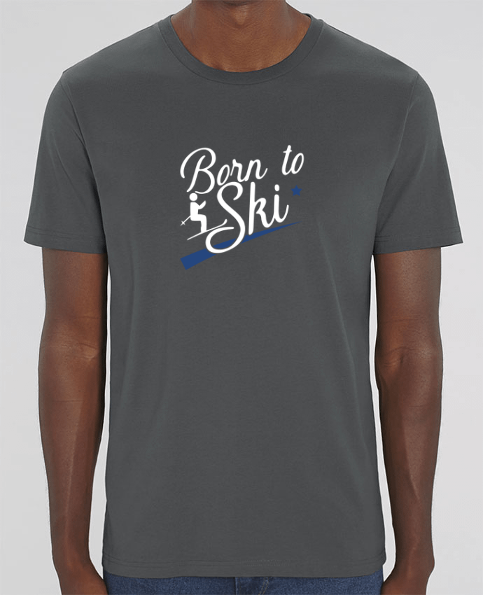 T-Shirt Born to ski por Original t-shirt
