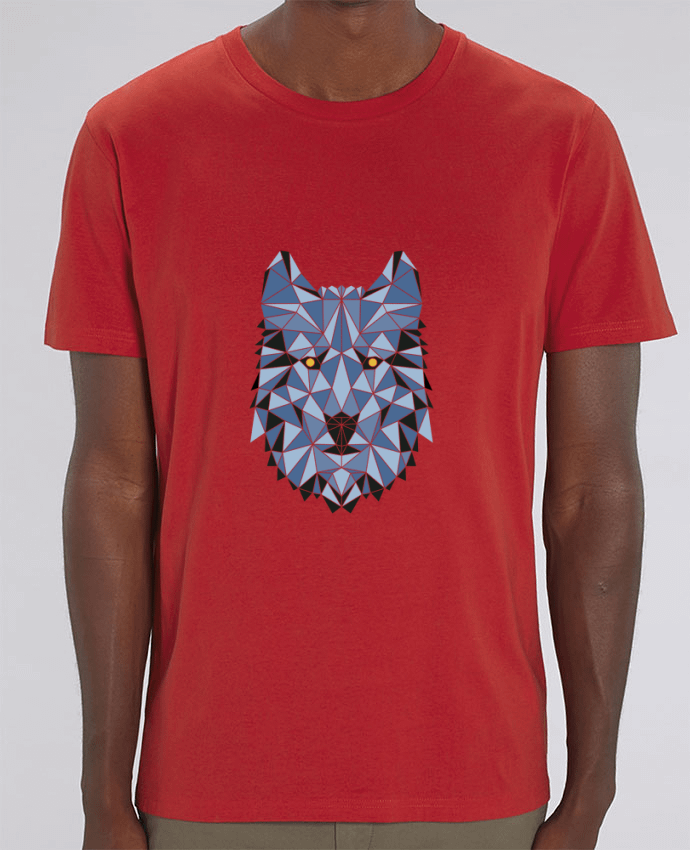 T-Shirt wolf - geometry 3 by /wait-design