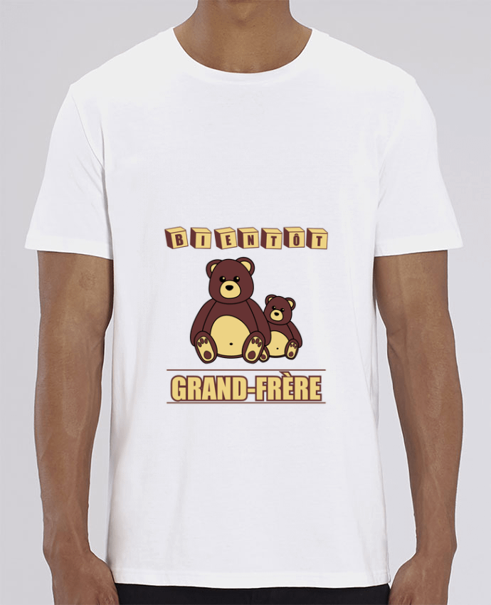 T-Shirt Bientôt Grand-Frère avec ours en peluche mignon by Benichan