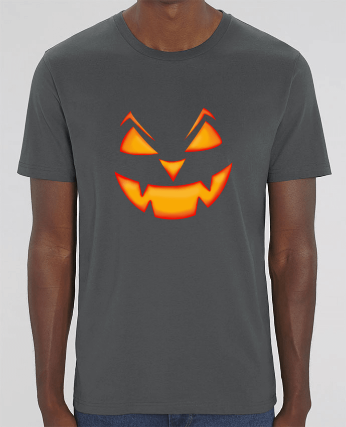 T-Shirt Halloween pumpkin face por tunetoo