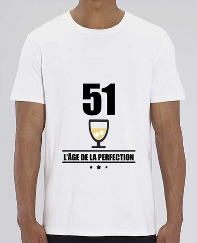 T-Shirt 51 ans, âge de la perfection, pastis, anniversaire par Benichan