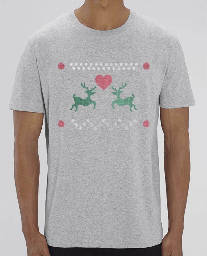 T-Shirt Amour rennes de noël - Pull moche (ugly sweater) por tunetoo