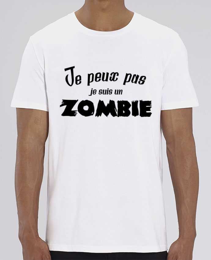 T-Shirt Je peux pas je suis un Zombie por L'Homme Sandwich