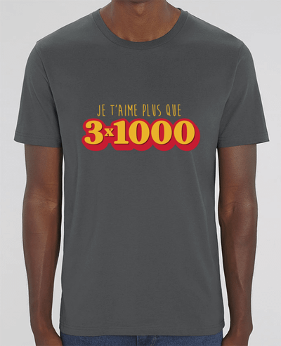 T-Shirt Je t'aime plus que 3 x 1000 - Avengers par tunetoo