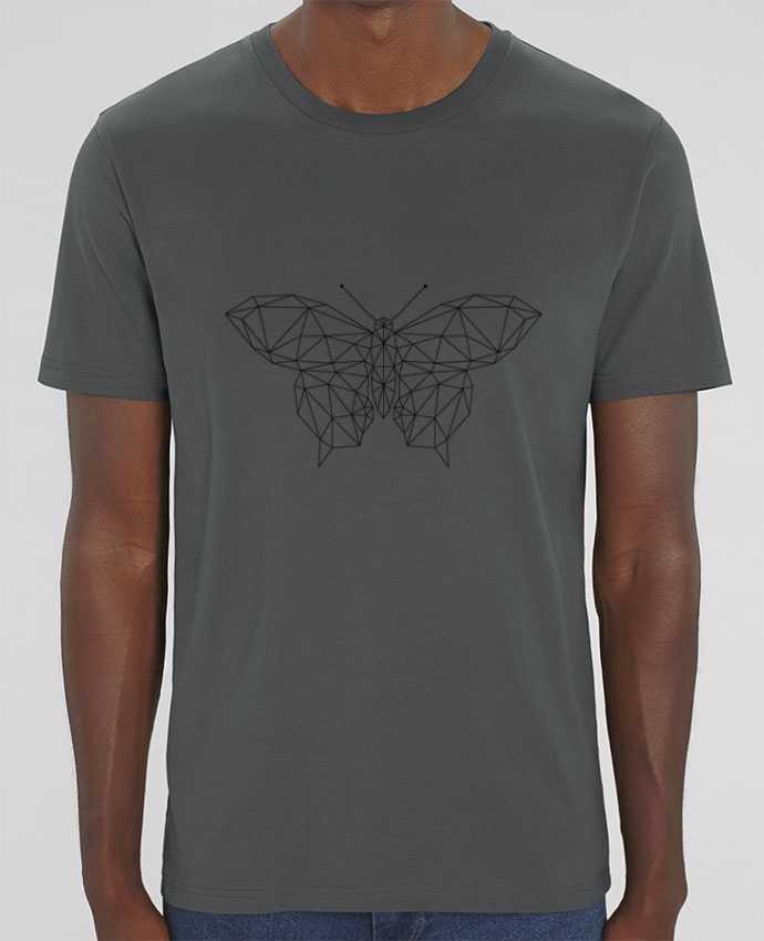 T-Shirt Butterfly geometric by /wait-design