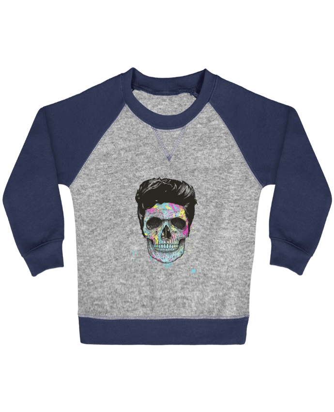Sweat bébé manches contrastée Death in Color par Balàzs Solti